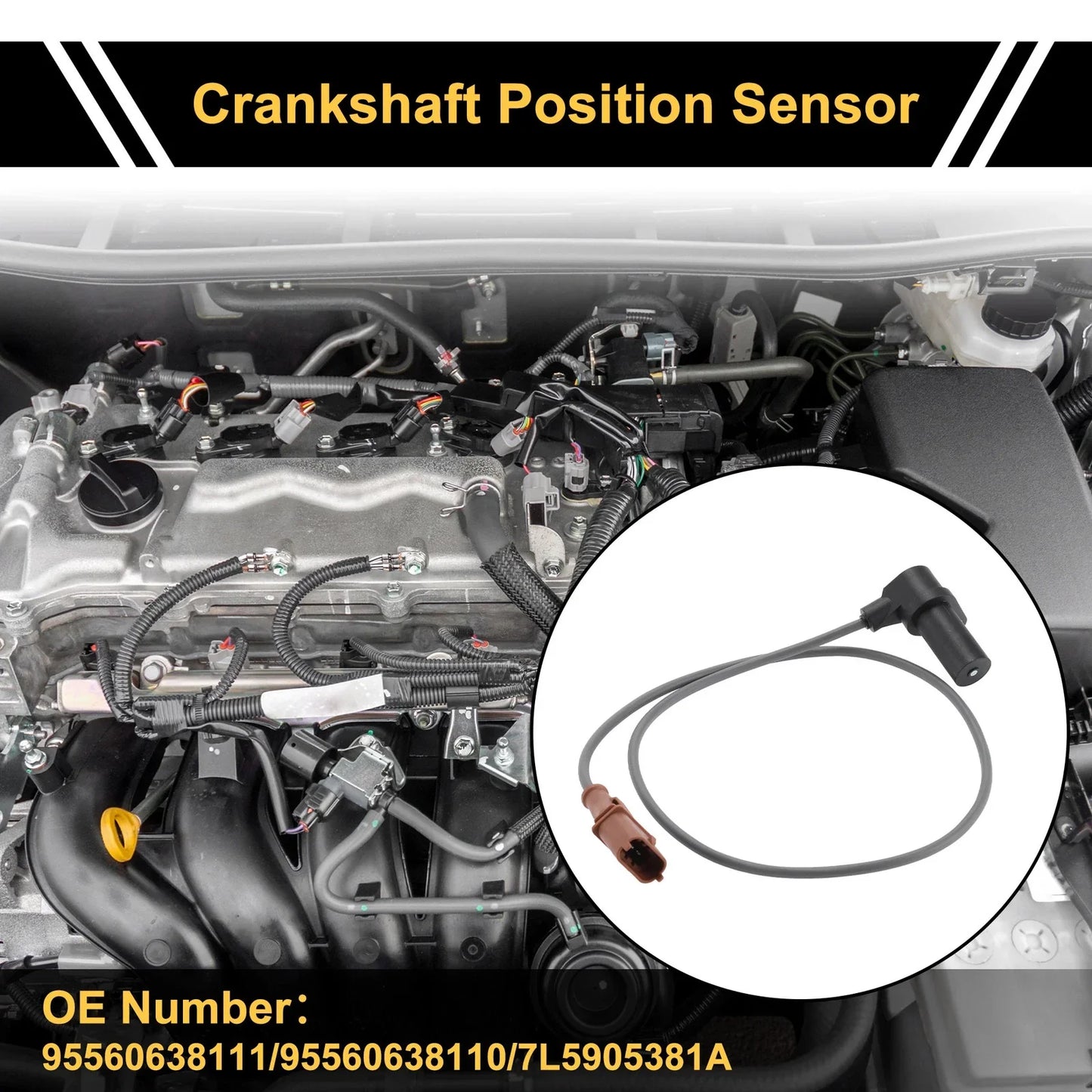 Crankshaft Position Sensor for Porsche Cayenne S 4.8 (2007-2010)