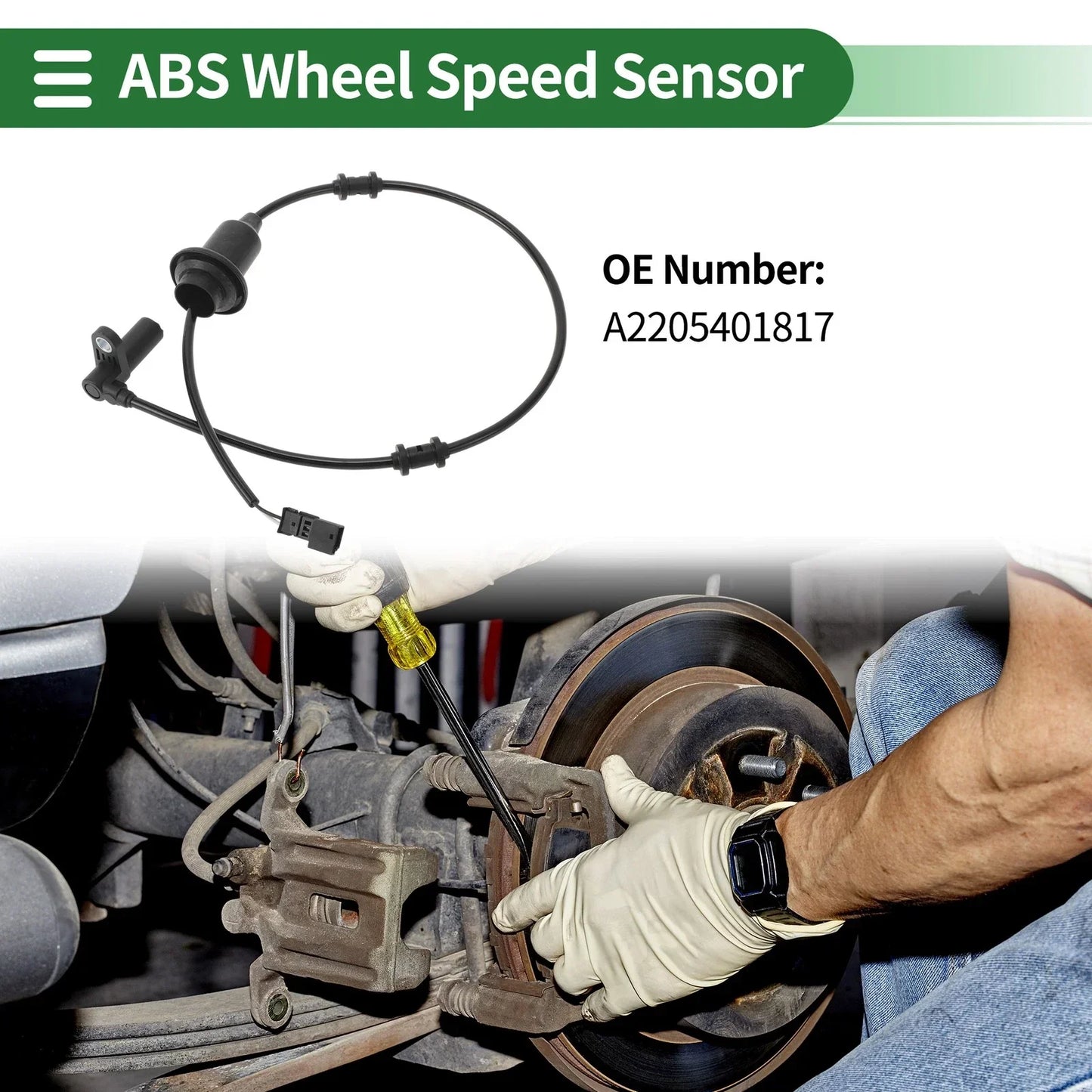 ABS Wheel Speed Sensor for Mercedes-Benz CL500 (2000-2005)