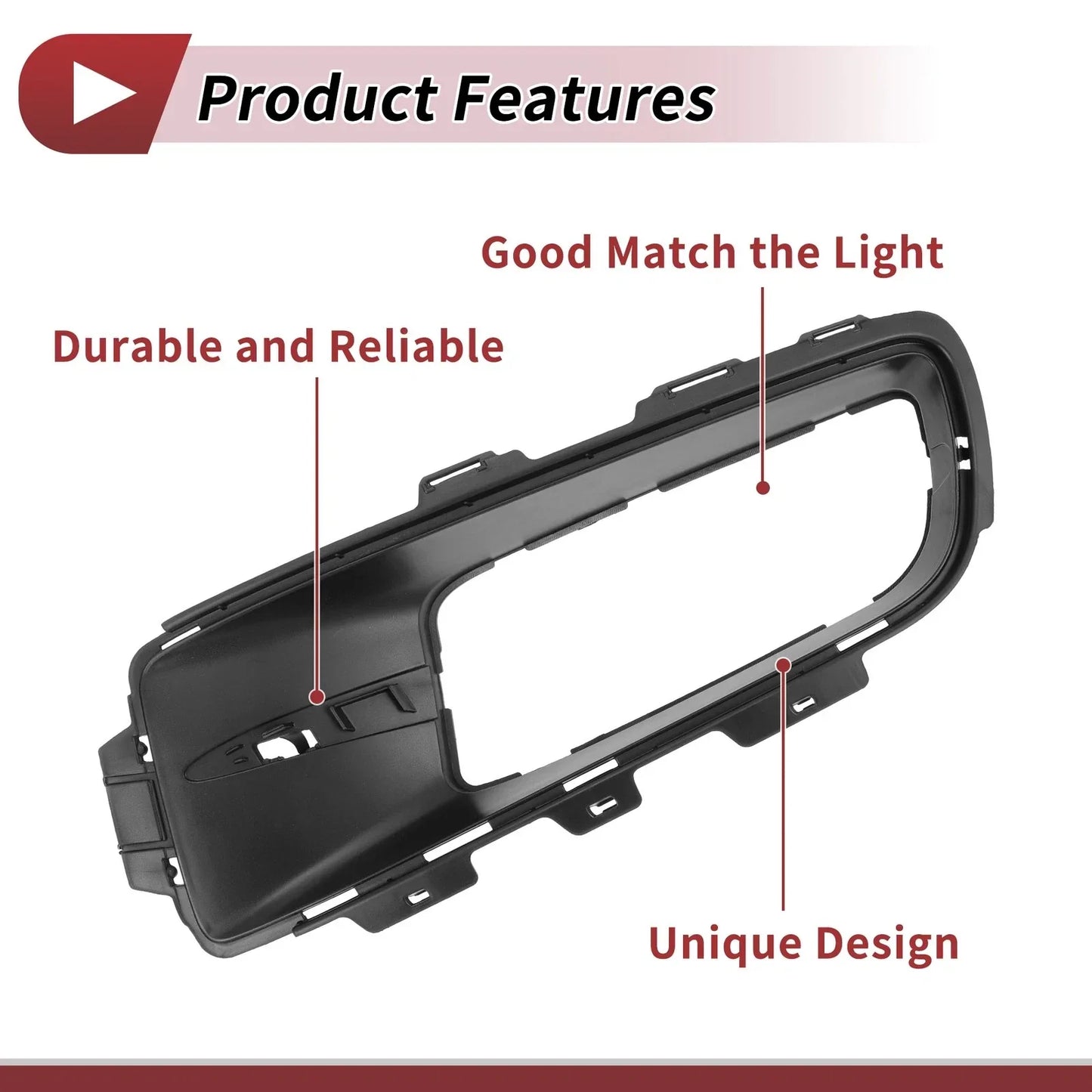 1 Pc Front Left Fog Light Grill for BMW X5 (2007-2010)