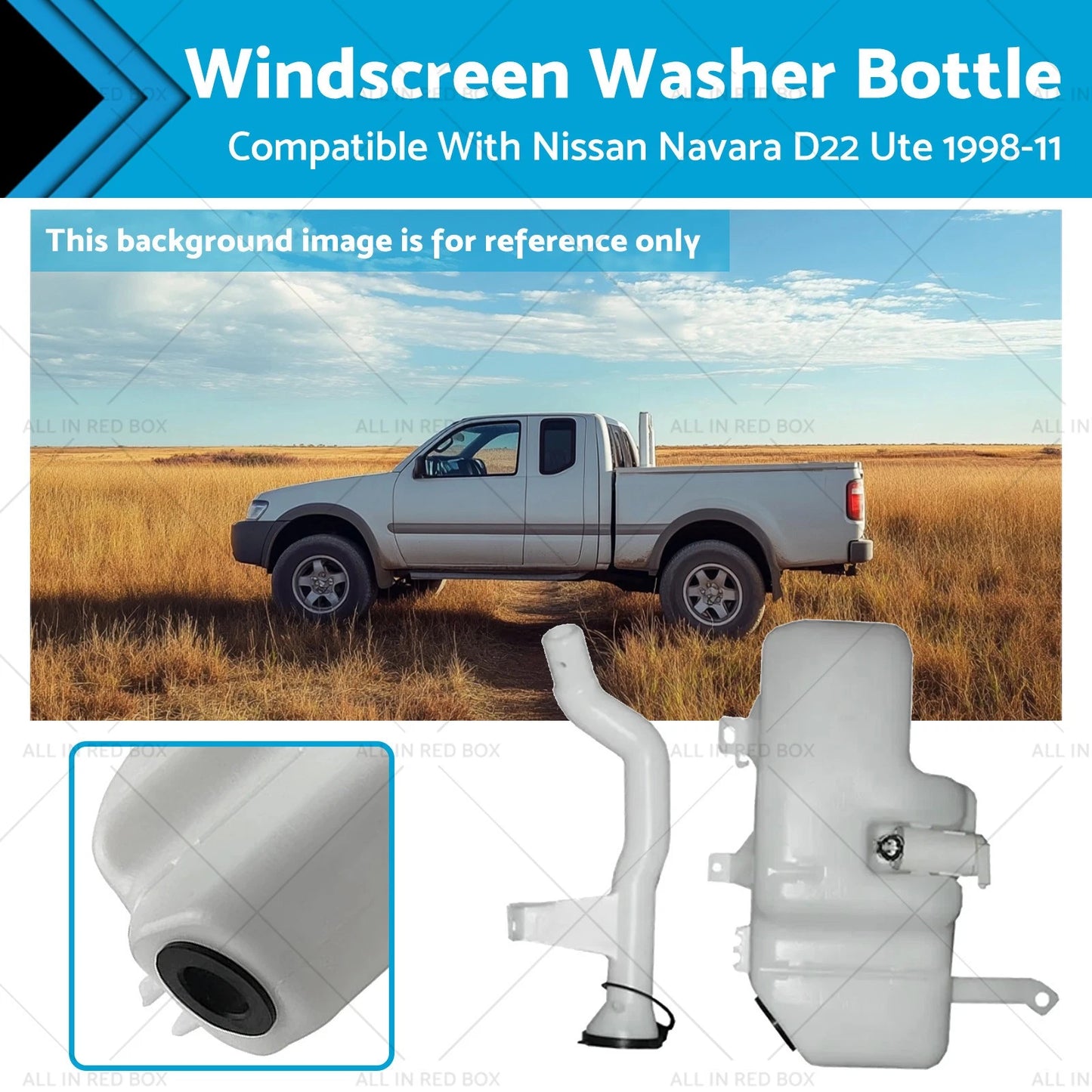 Washer Fluid Reservoir Tank for Nissan Navara D22 (1998-2011)