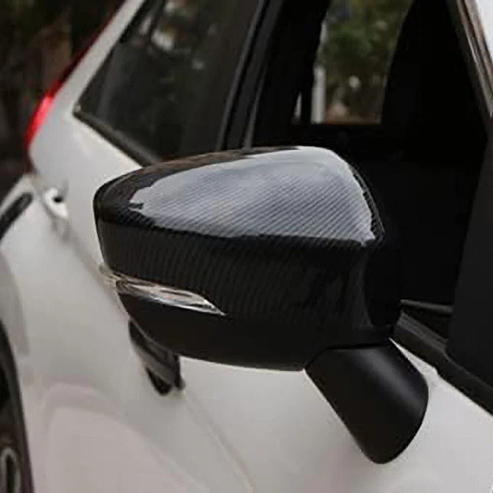 Carbon Fiber Look Wing Mirror Covers for Mitsubishi Eclipse Cross (2018-2023)