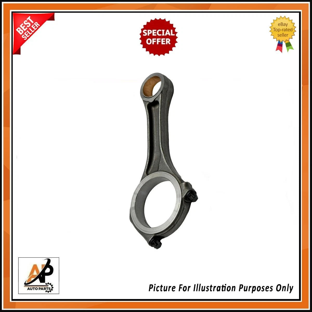 Connecting Rods Set of 6 Heavy Duty for Audi VW 3.0 TDI (2009–2016)