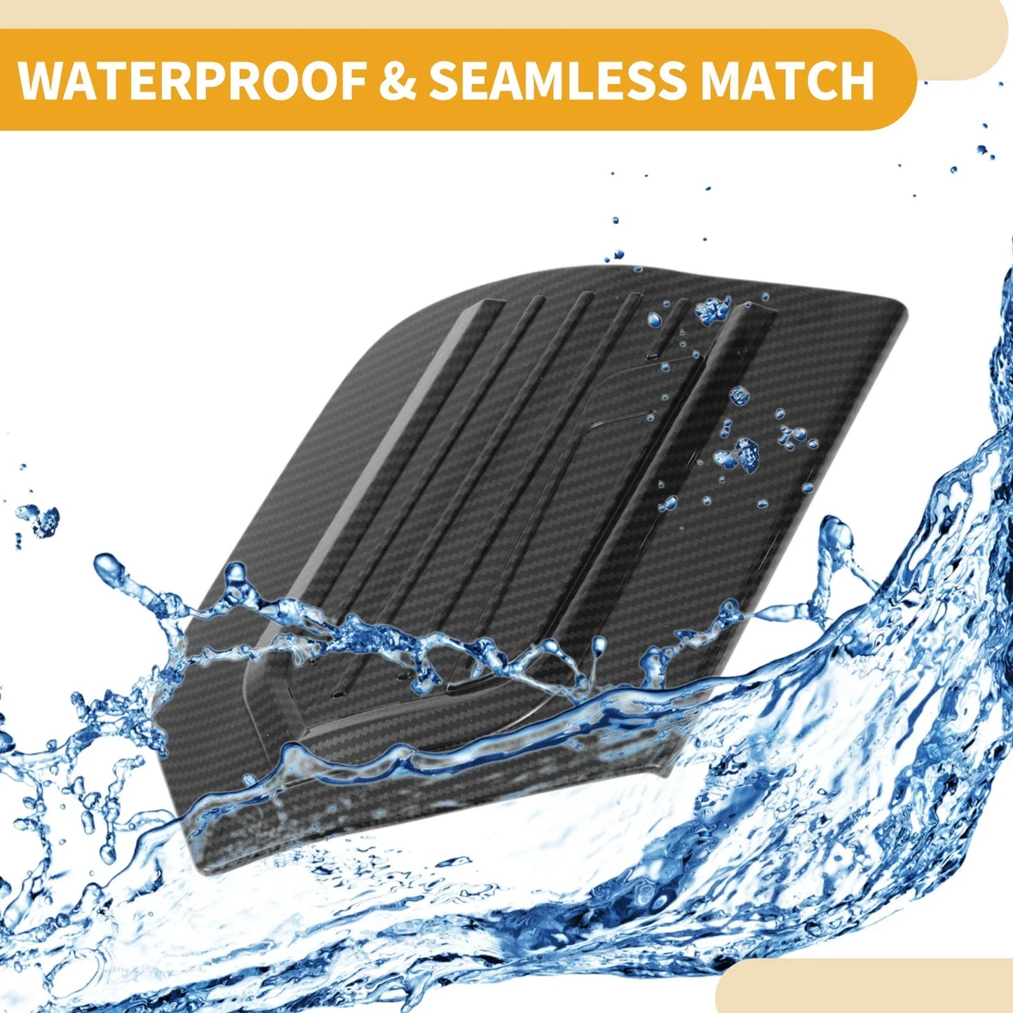 Fuel Tank Door Cap for Honda Fit 2021-2025 Gas Tank Flap Carbon Fiber Black