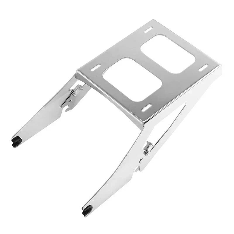 Chrome/Black Two Up Mount Rack for Harley Softail Sport Glide (2018-2022)