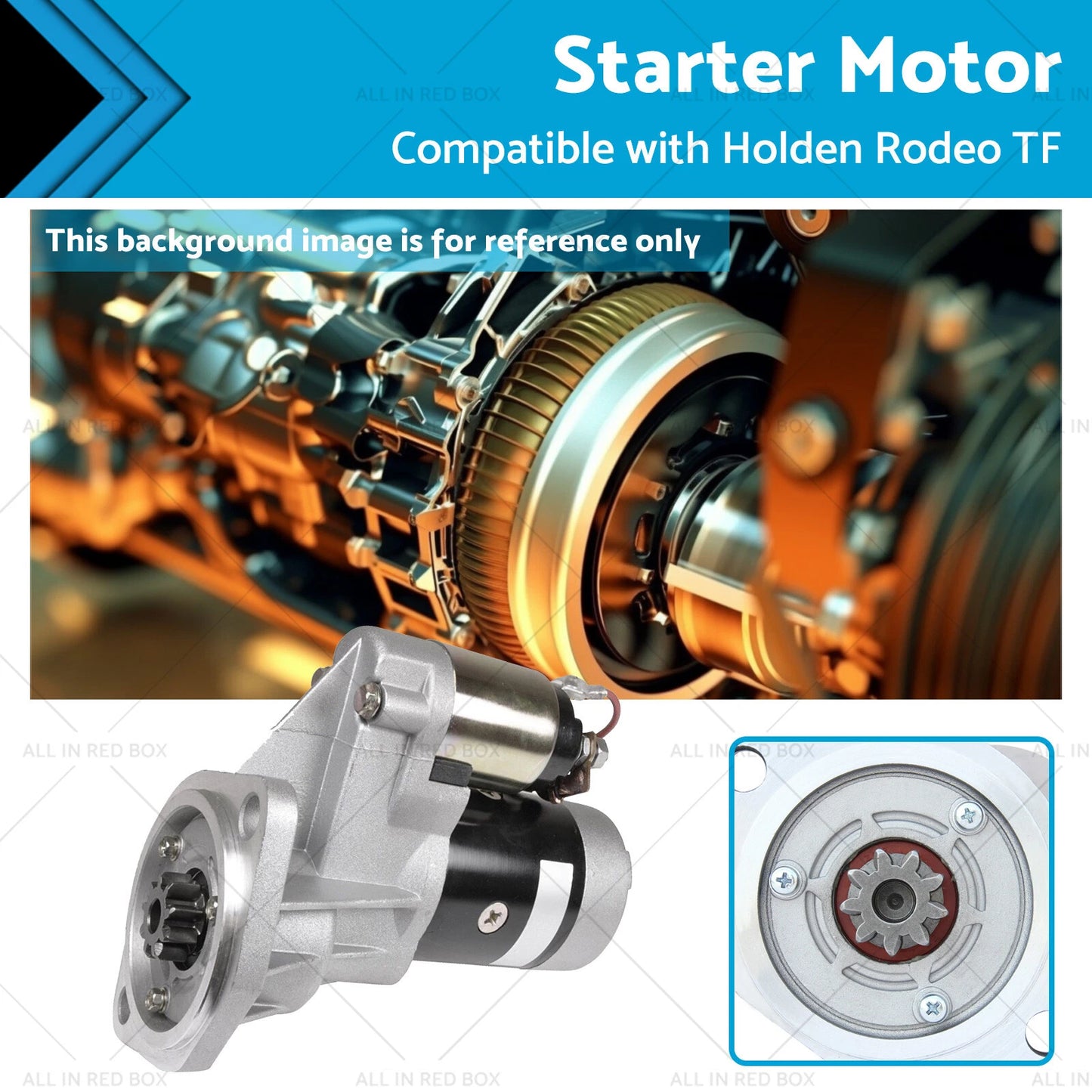 Starter Motor for Holden Rodeo TF 4WD 2.8L 3.0L Diesel (1988-2004)