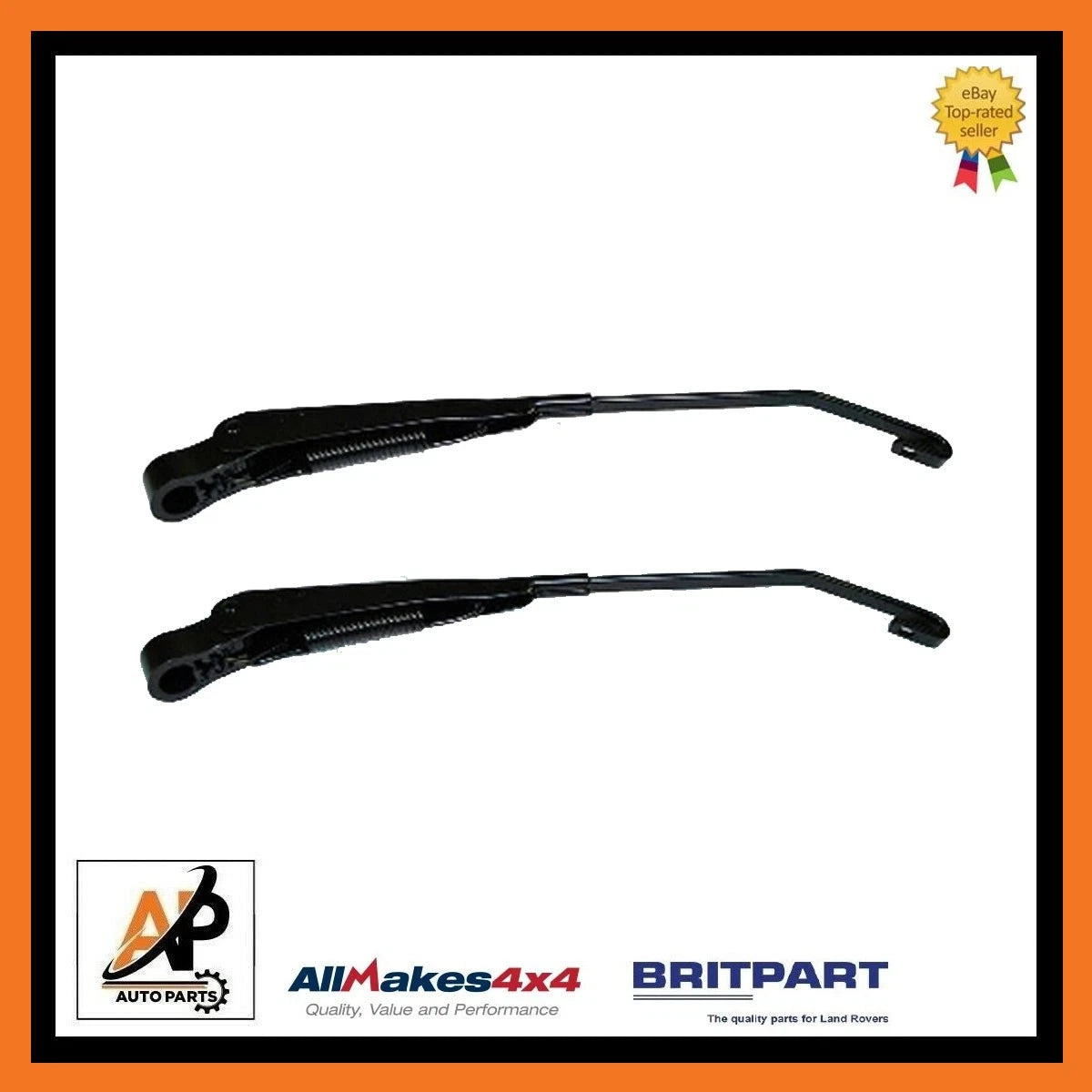 (2x) Front Wiper Arm Assembly LHD for Land Rover Defender 90 (1983–2016)