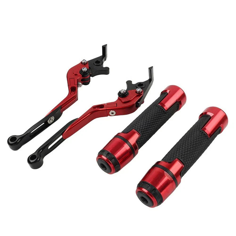 Folding Extendable Brake Clutch Levers & Handlebar Grips for Kawasaki Z900RS
