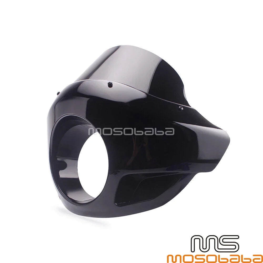 Aggressive Cruiser Style Headlight Fairing Windshield for Harley (35-49mm)