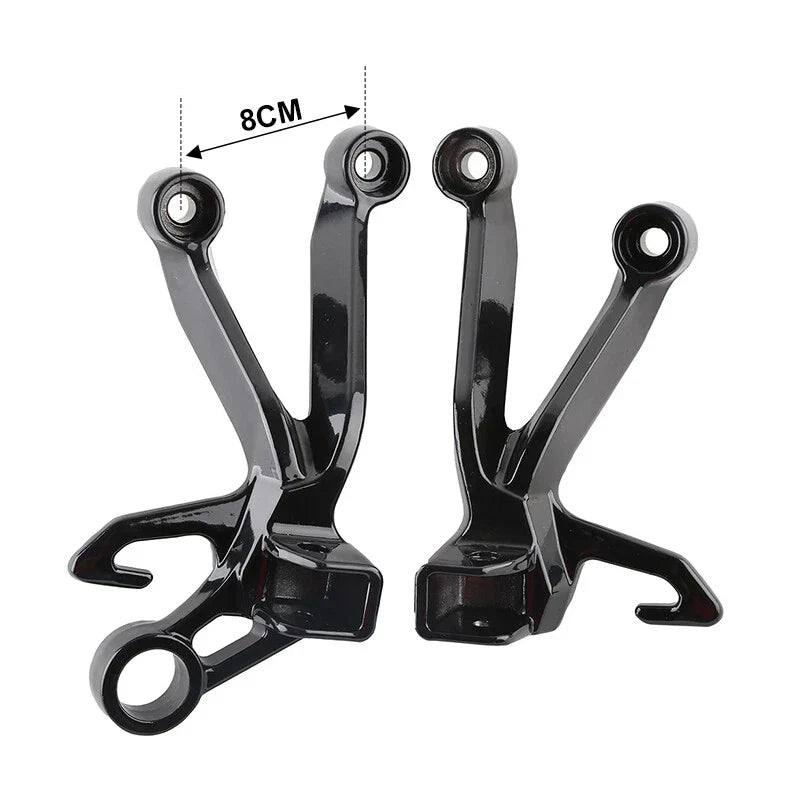 Rear Footrest Peg Bracket for Suzuki GSXR1000 2003-2004 Black