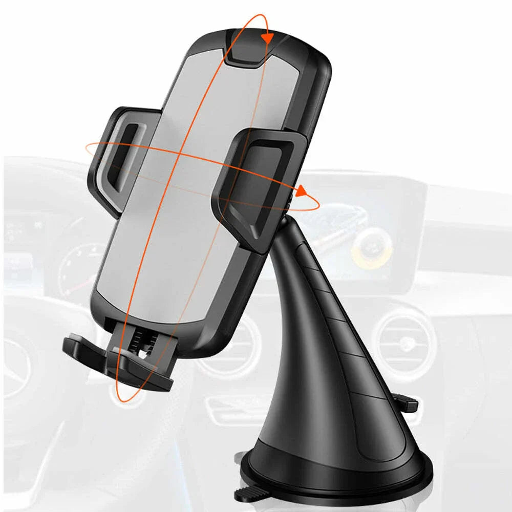 Universal Car Phone Holder Dashboard Mount Suction Cup Adjustable