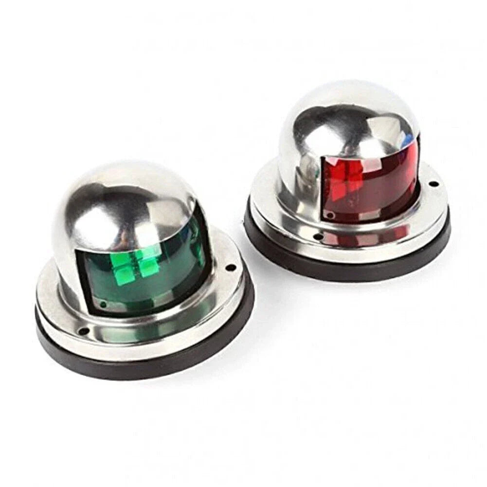 12V Stainless Steel LED Bow Navigation Lights for Marine Boat Yacht Pontoon