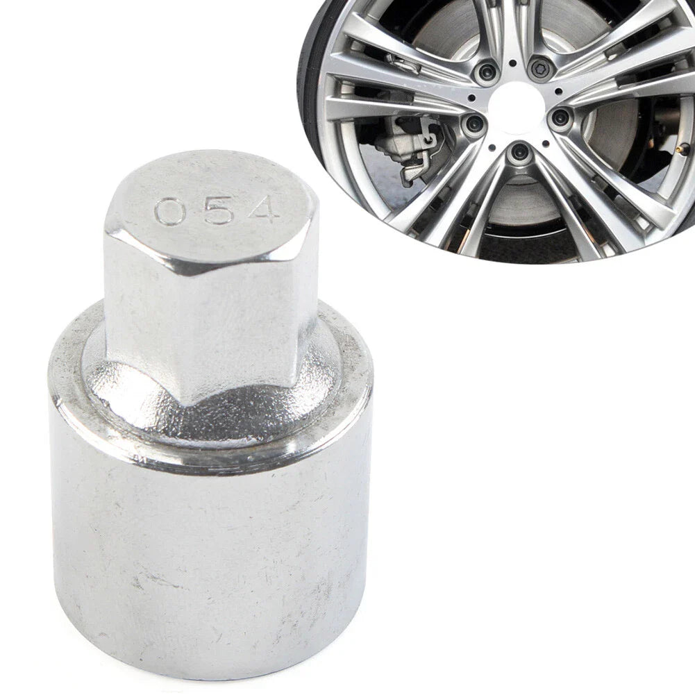 Metal Wheel Lock Lugnut Anti-theft Key Socket for BMW