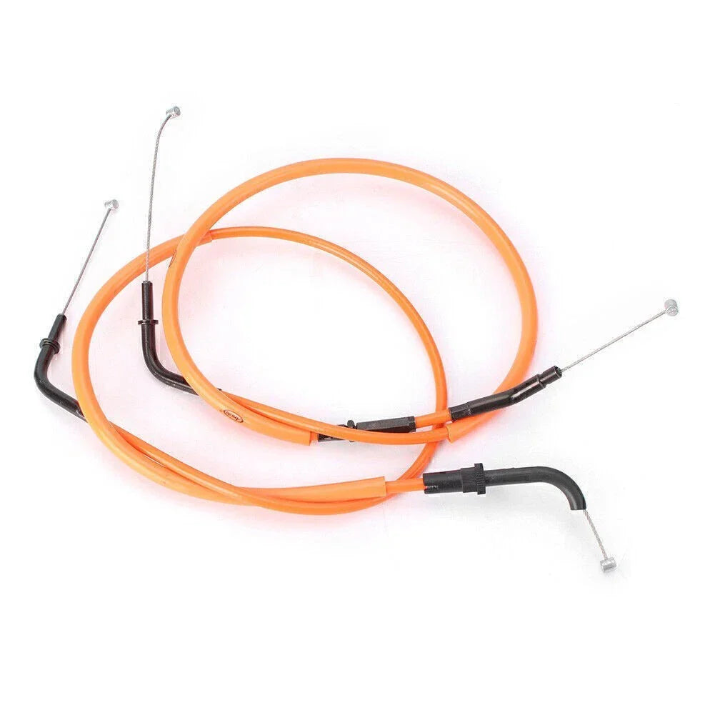 Throttle Cable Wire Line for Kawasaki Z800 2013-2017 Orange Motorcycle