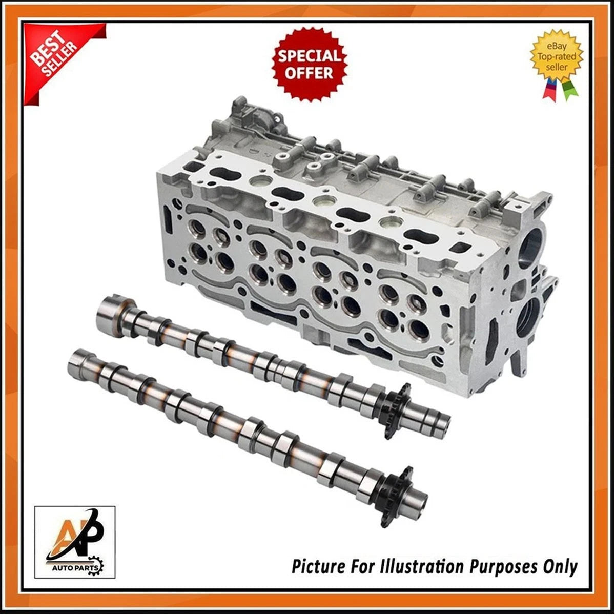 Cylinder Bare Head Rebuild Kit for Citroen C4 Peugeot 2.0 DW10 Ford (2000–2006)
