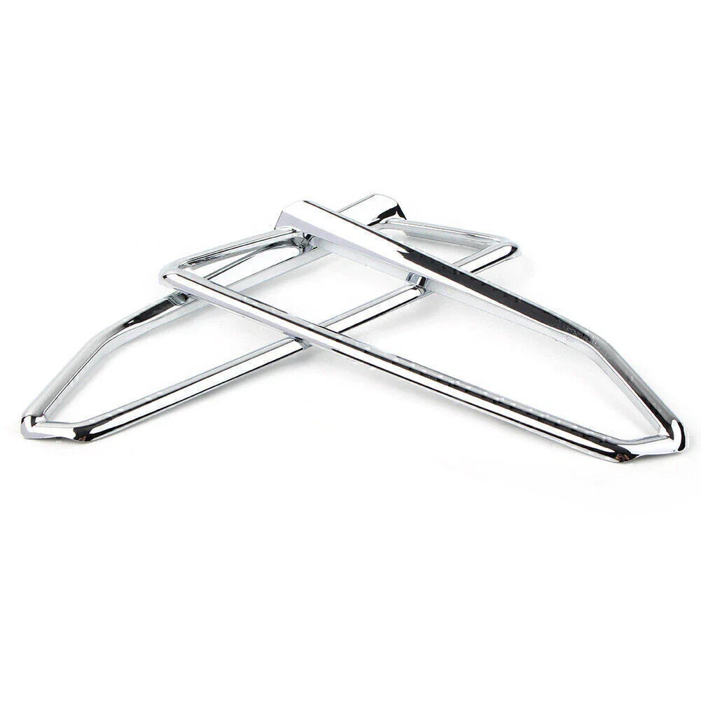 Motor Gloss Chrome Front Light Trim Accents for Honda Goldwing GL1800 (2018-2023)