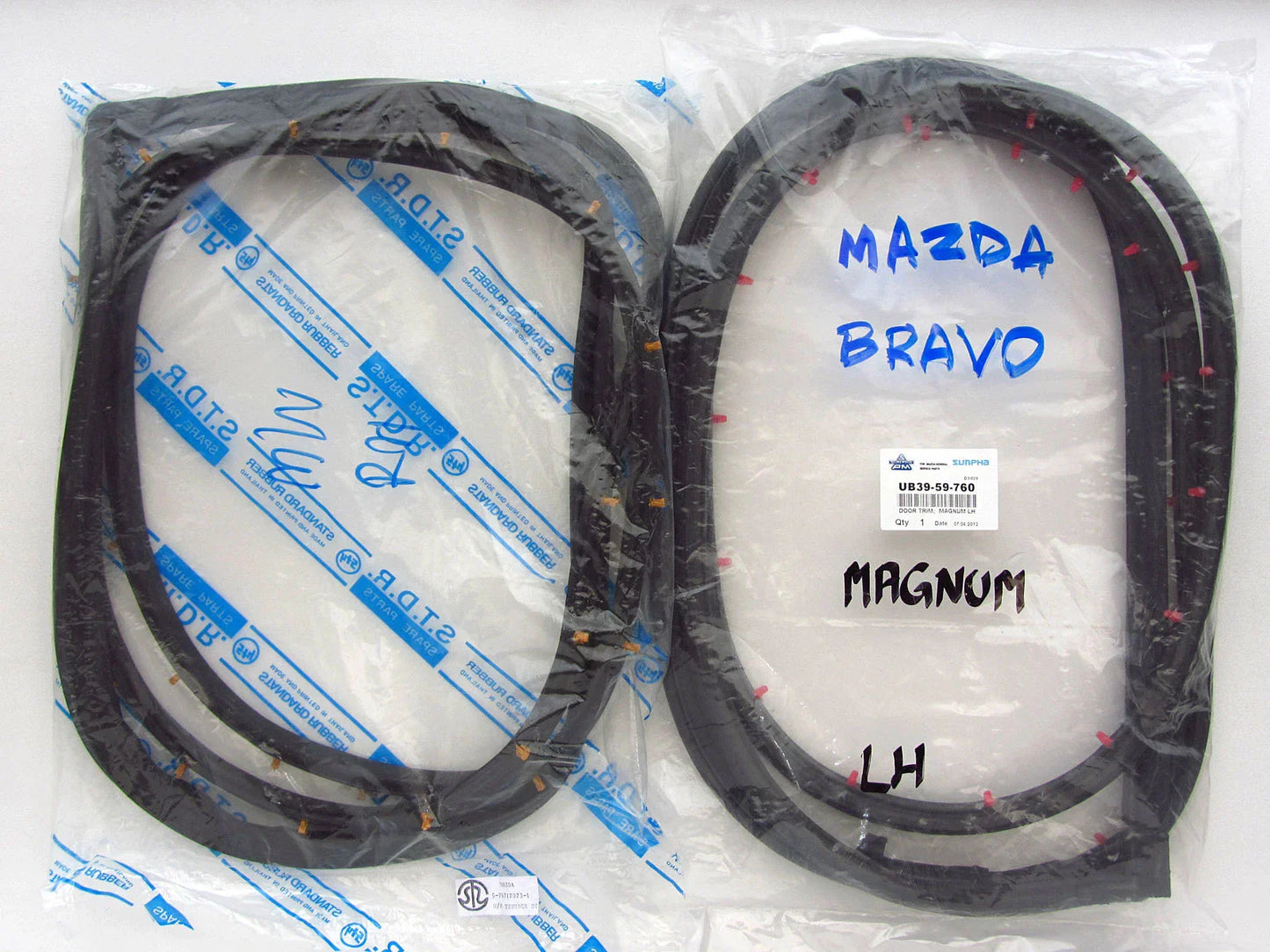 Door Weatherstrip Rubber Seal for 85-98 Mazda Bravo B Series B2000 B2200 B2600 (85-98)