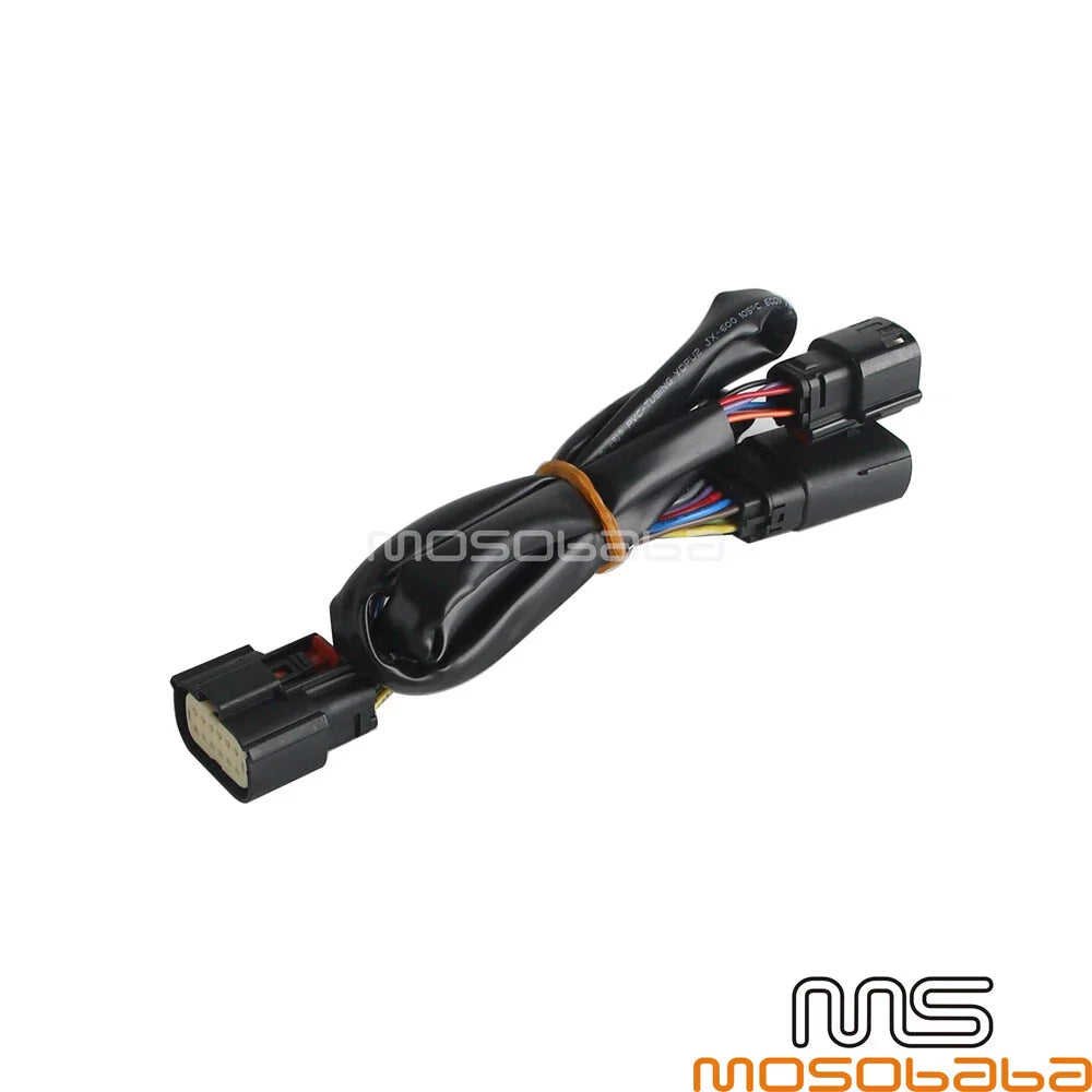 LED Tour-Pak Brake Tail Side Lights Wiring Harness for Harley CVO Street 23
