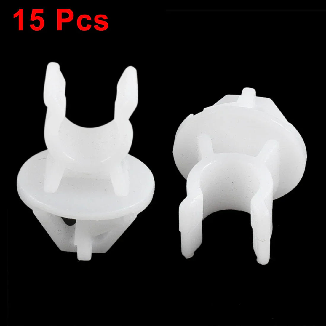15 x White Plastic Car Hood Prop Rod Clip Fasteners for Honda