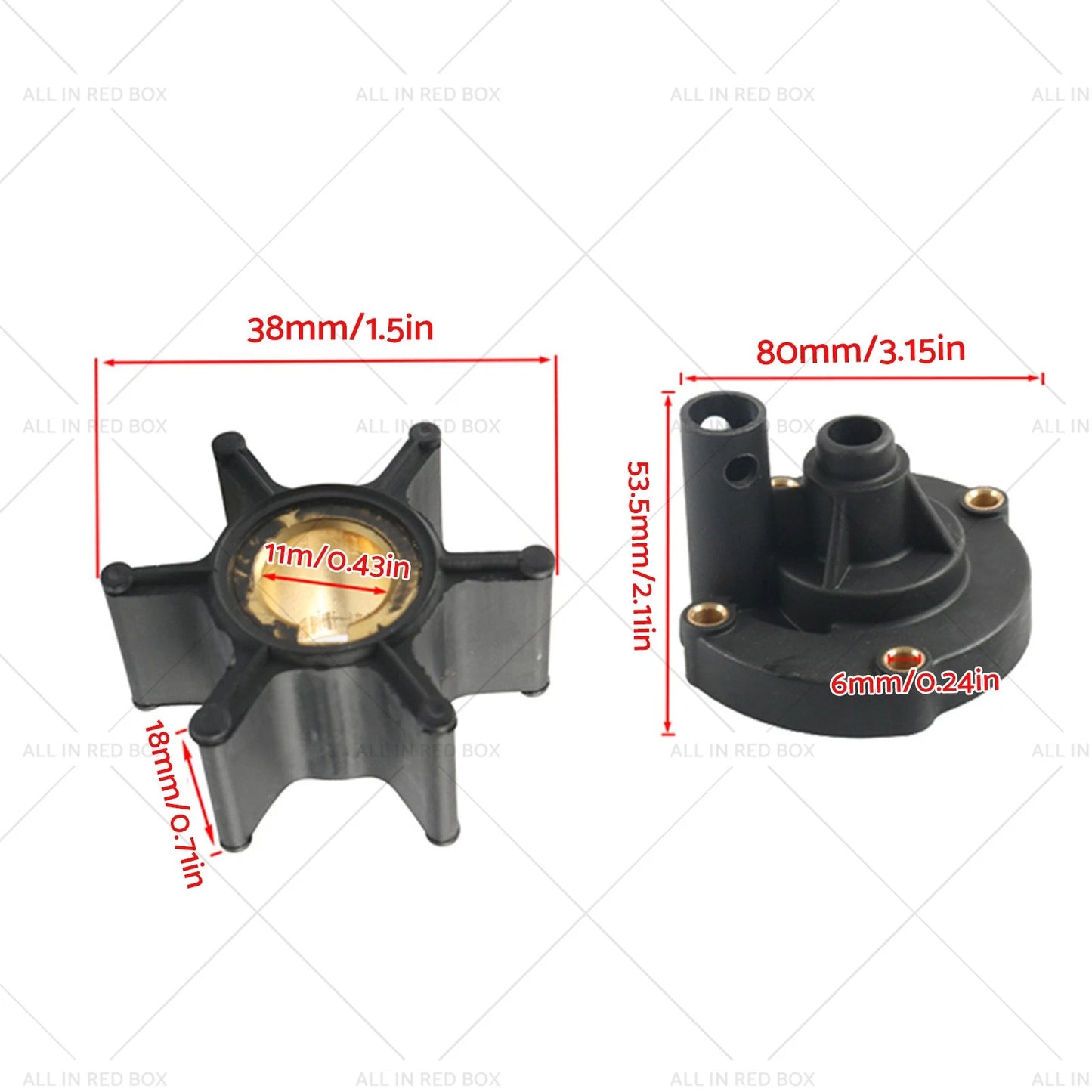 Water Pump Kit w/Impeller for Johnson Evinrude Outboard Marine (Various)