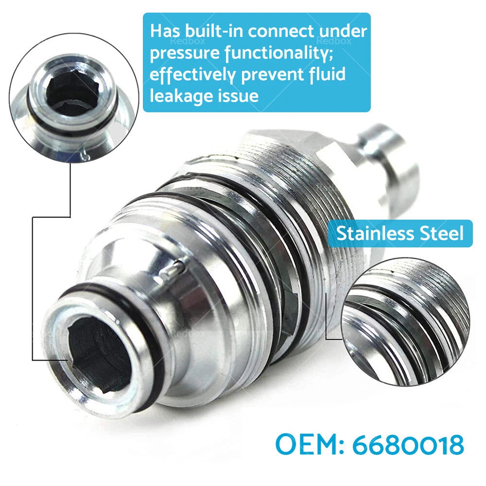 Hydraulic Female Flat Face Quick Coupler 46mm for Bobcat