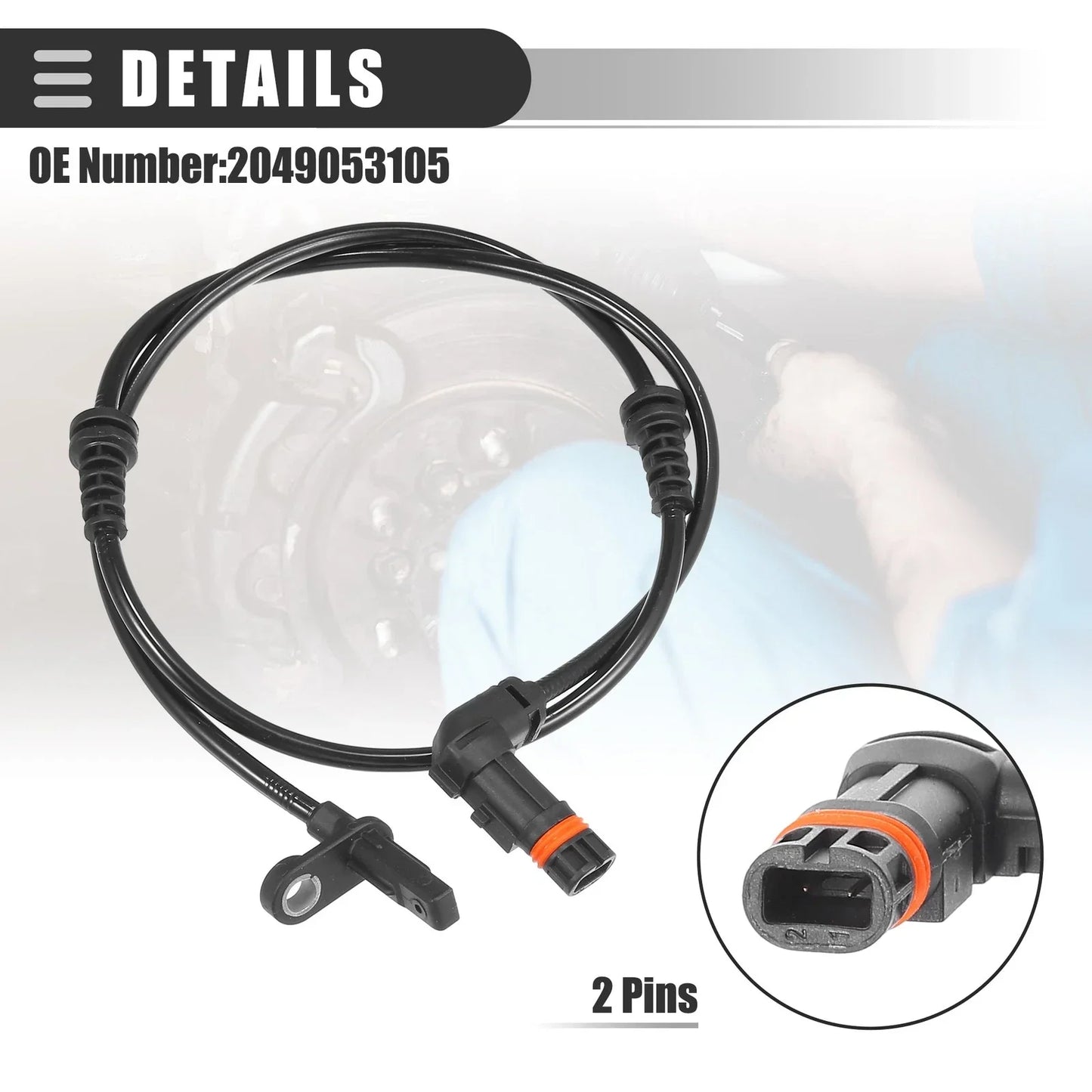 ABS Speed Sensor for Mercedes-Benz GLK350, GLK250 (2009-2015)