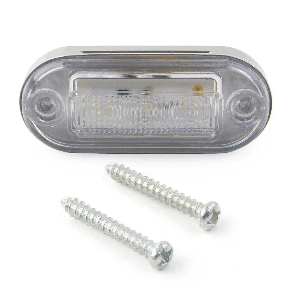 12V 3 SMD LED Signal Light Lamp Blue Indicator for Truck Trailer RV Boat