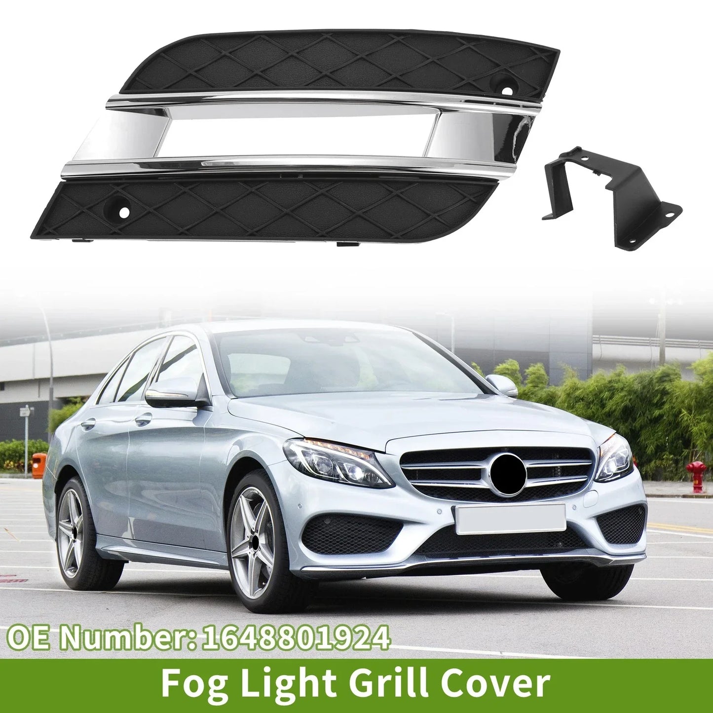 Front Left Fog Light Grill for Mercedes Benz ML450 (2009-2011)