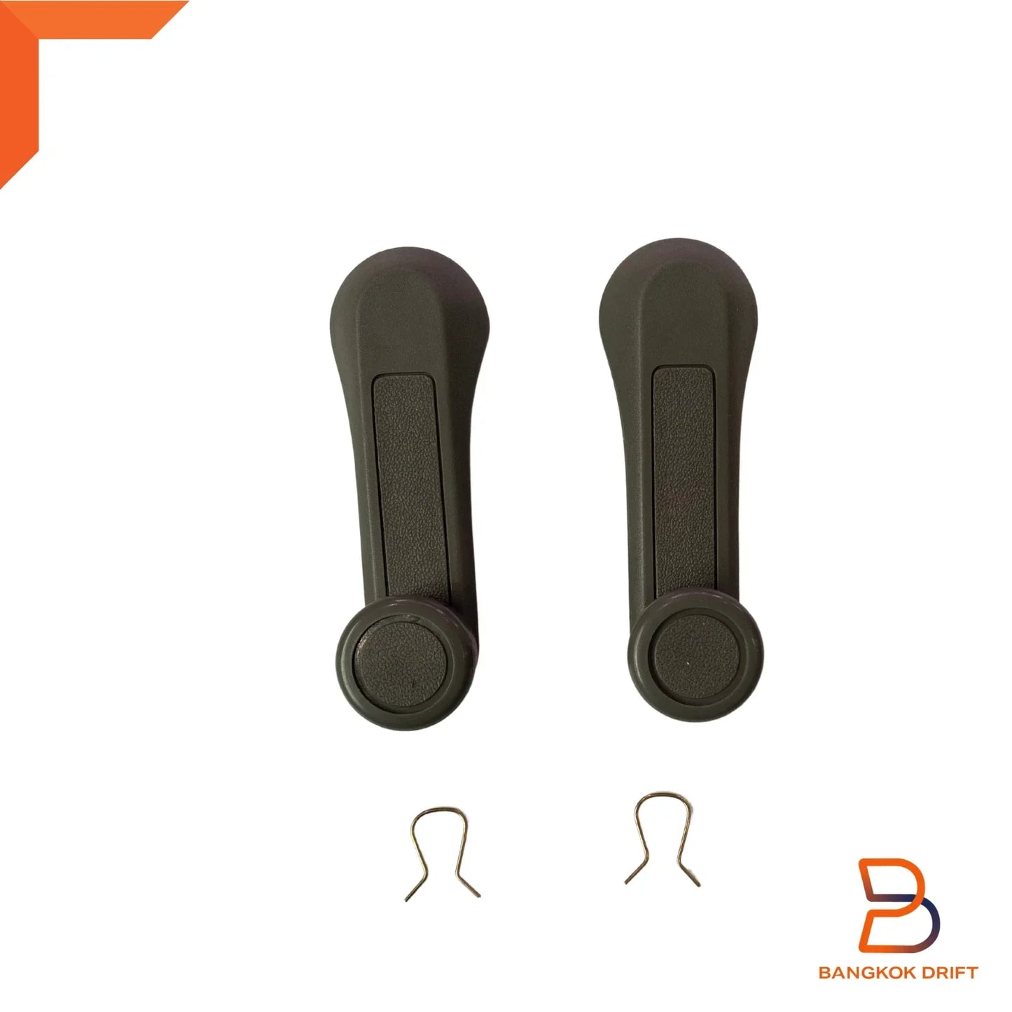 Grey Window Winder Crank Handles For Holden Rodeo KB TF Isuzu (81-02)