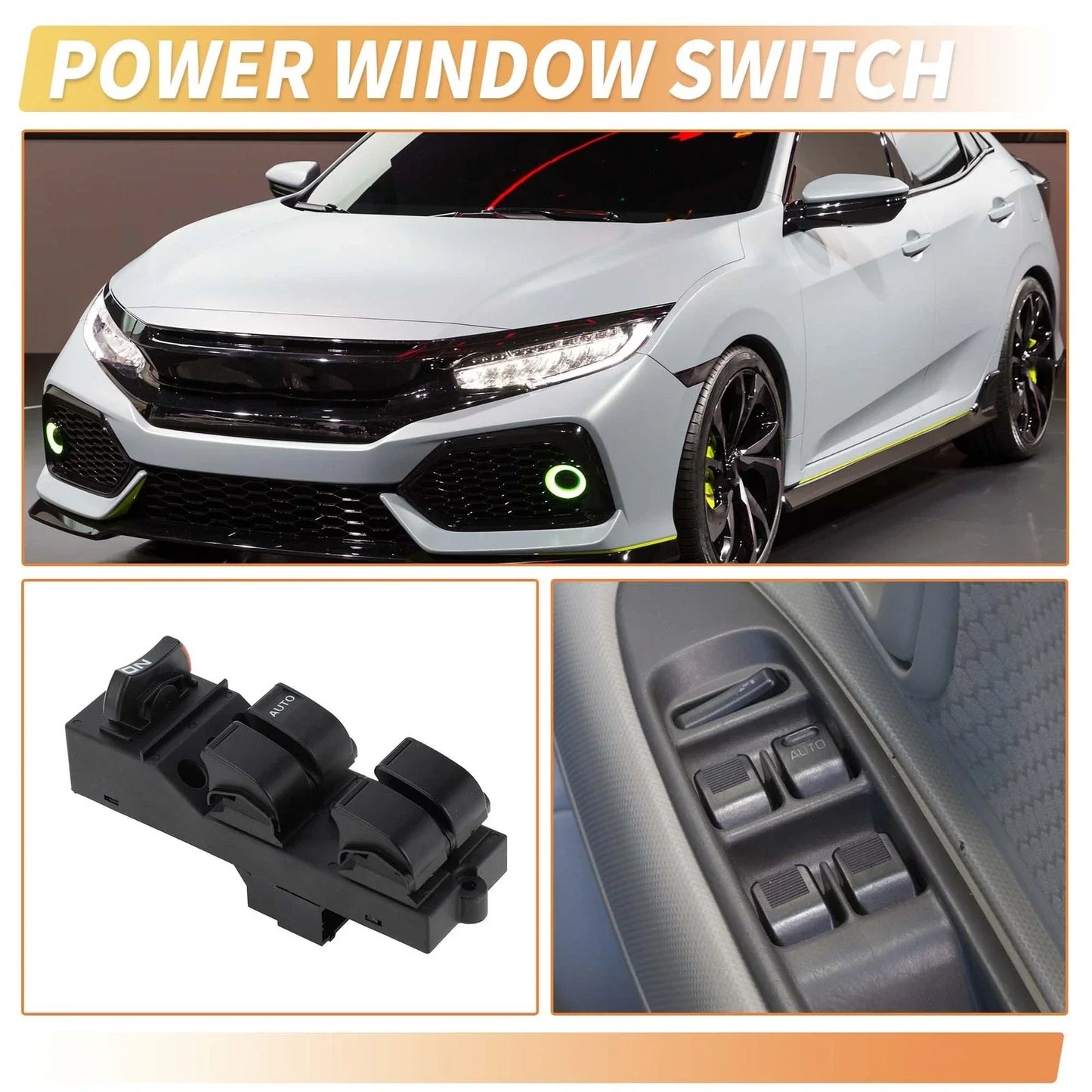 Power Window Switch for Honda Civic (1996-2000)