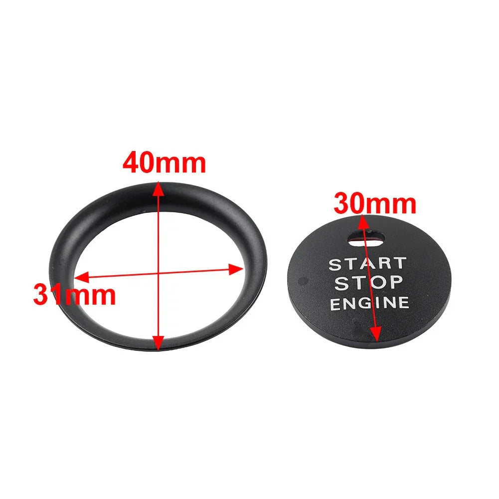 Silver Engine Start Push Button Cover Ring Trim for Mazda 3 6 CX-5 (2004-2023)