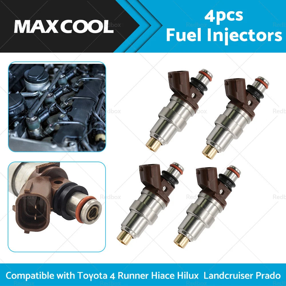 4 x Fuel Injectors for Toyota Hilux RZN 3RZFE 2.7L (1997-2005)