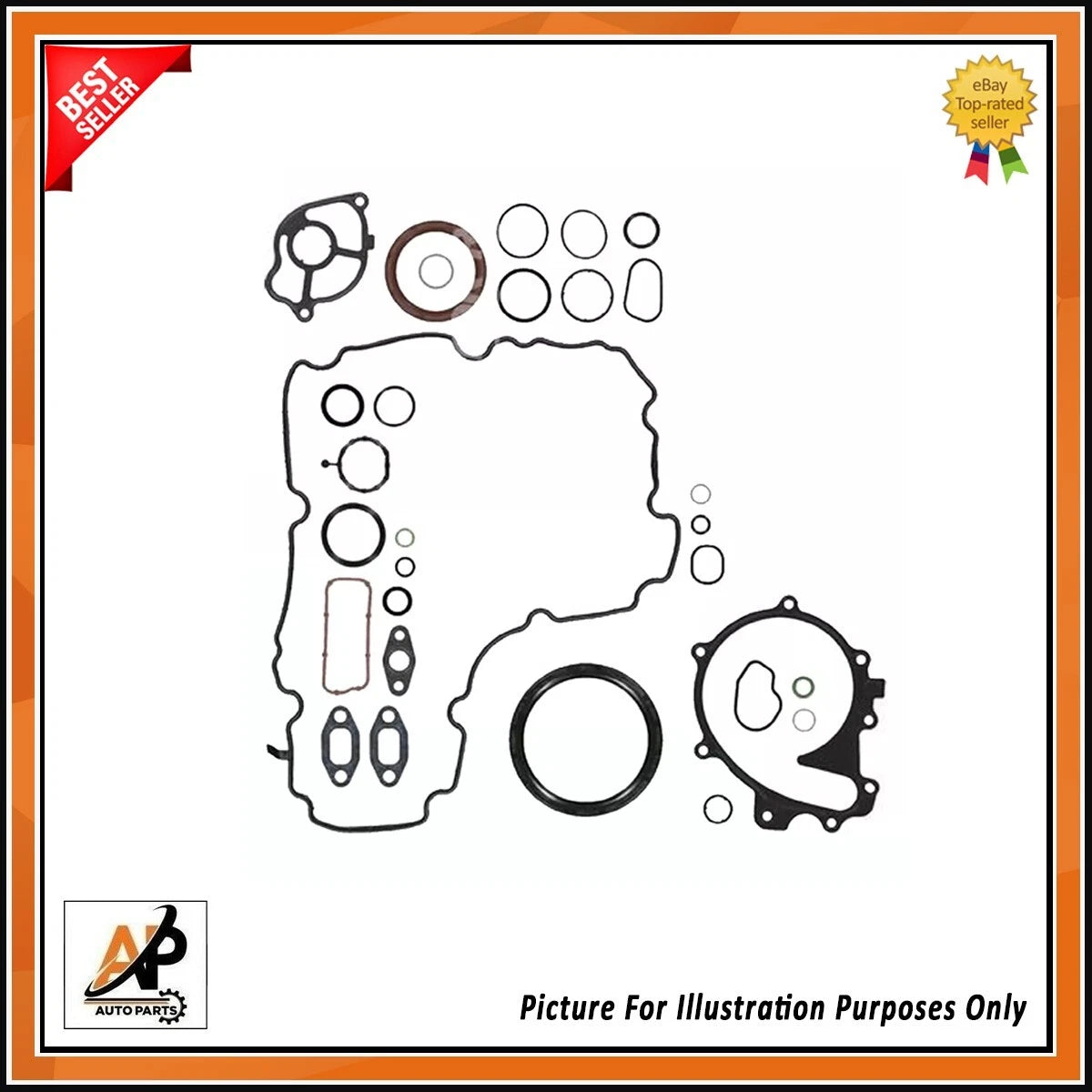 Crankcase Gasket Kit Replacement for Mercedes OM651.921 Diesel Engine (2011–2018)