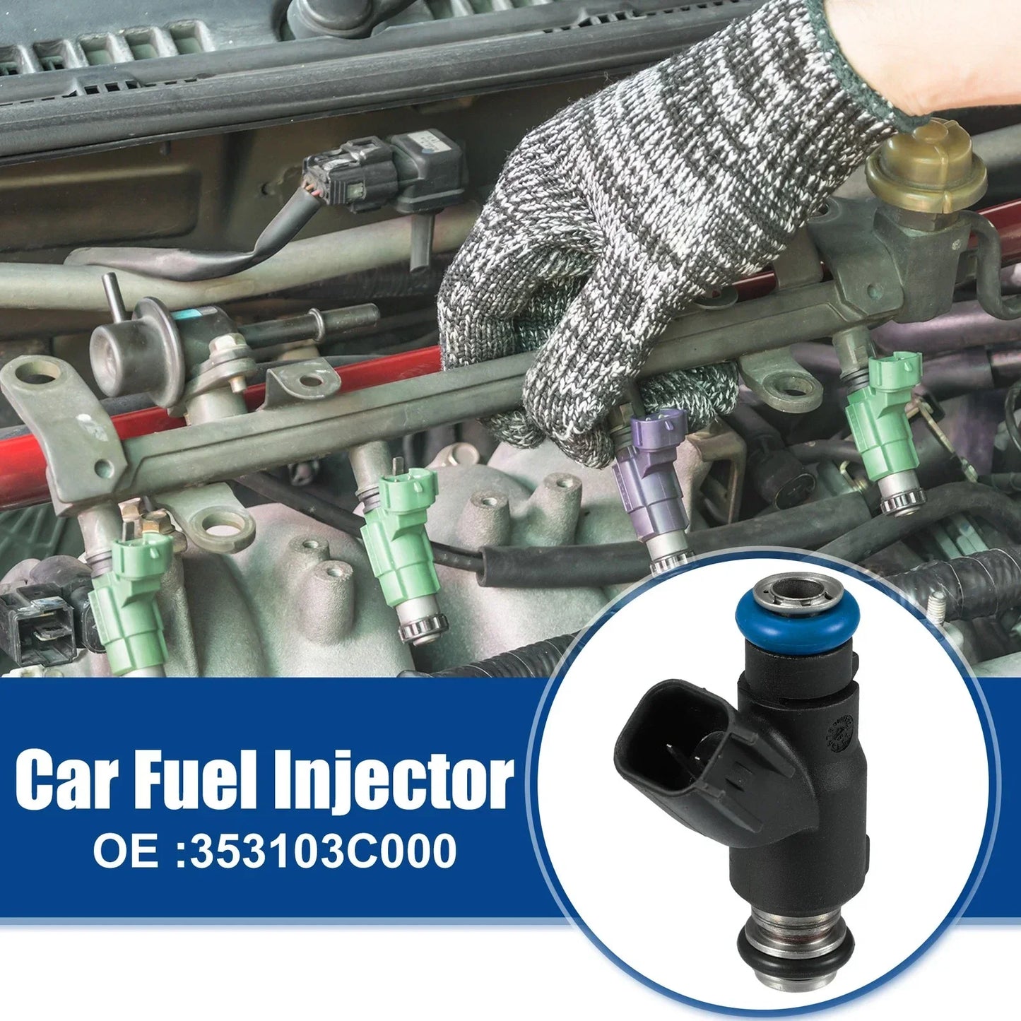Fuel Injector Nozzle for Hyundai Sonata 2006-2010 (2 x)