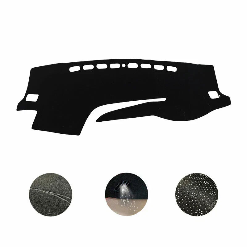 Non-Slip Black Dash Mat for Toyota Kluger XU50 2014-2019
