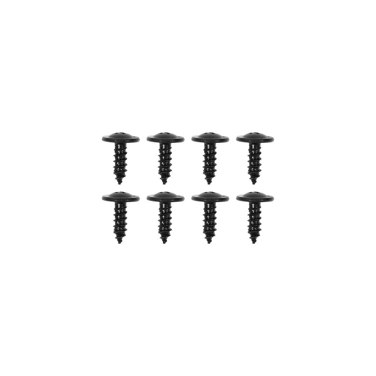 Front Rear Mudguards Fender Set for Honda Civic - Black with Screws
