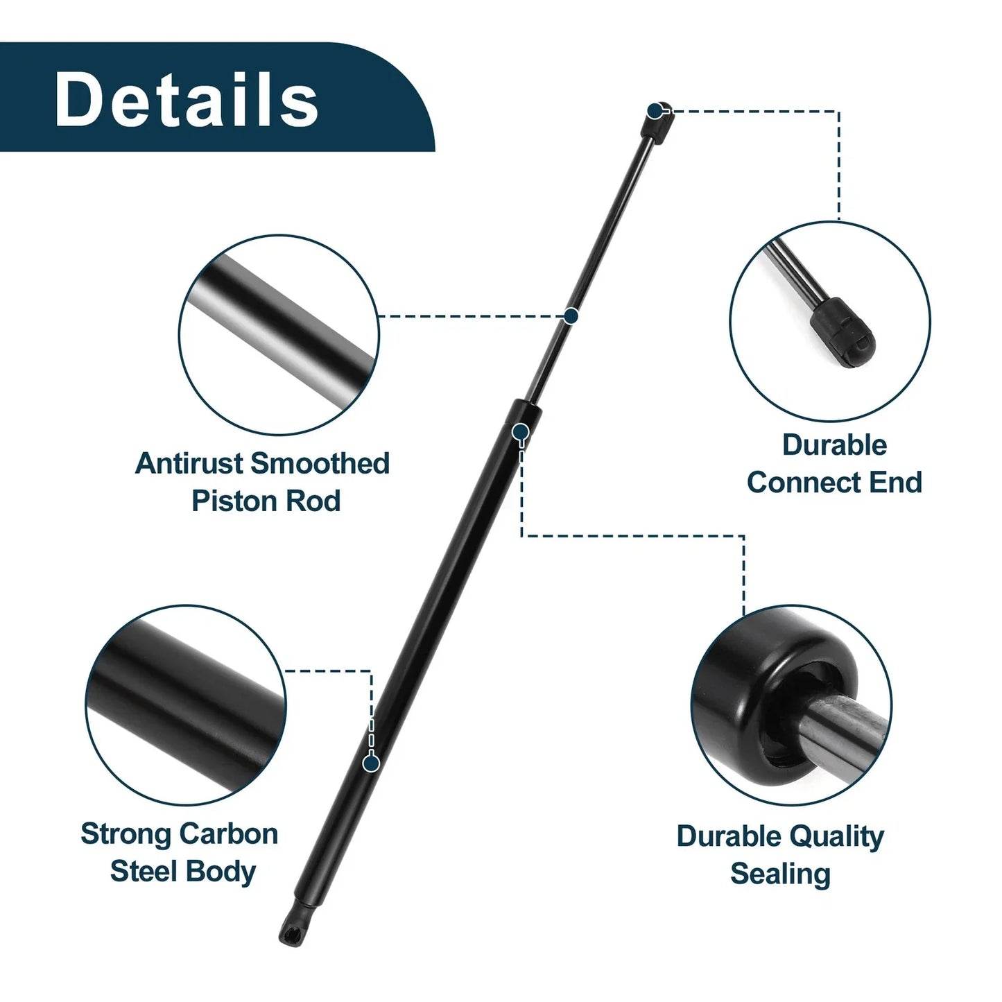 Rear Hatch Lift Supports for Honda CR-V (2017-2023) - 2 x Struts