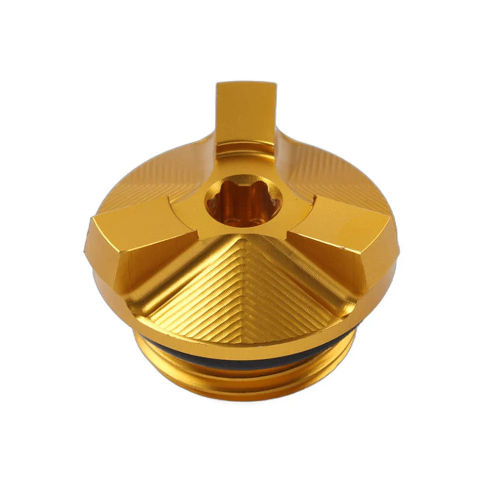 Gold Engine Oil Cap Bolt Screw Cover for Kawasaki Z400 Z650 Z800 Z900 Z1000