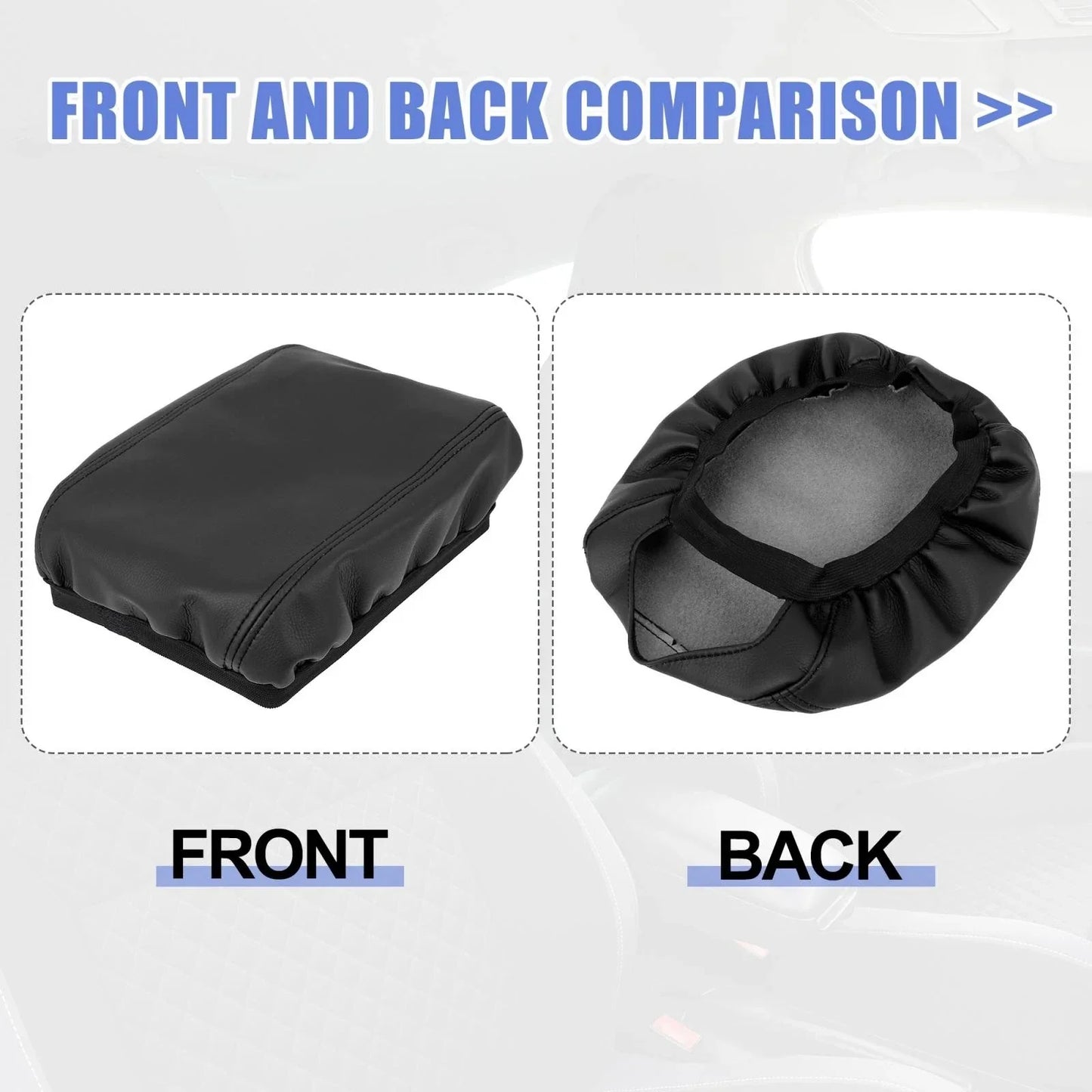 Center Console Lid Armrest Cover for Honda CR-V 2017-2021 Black Protector