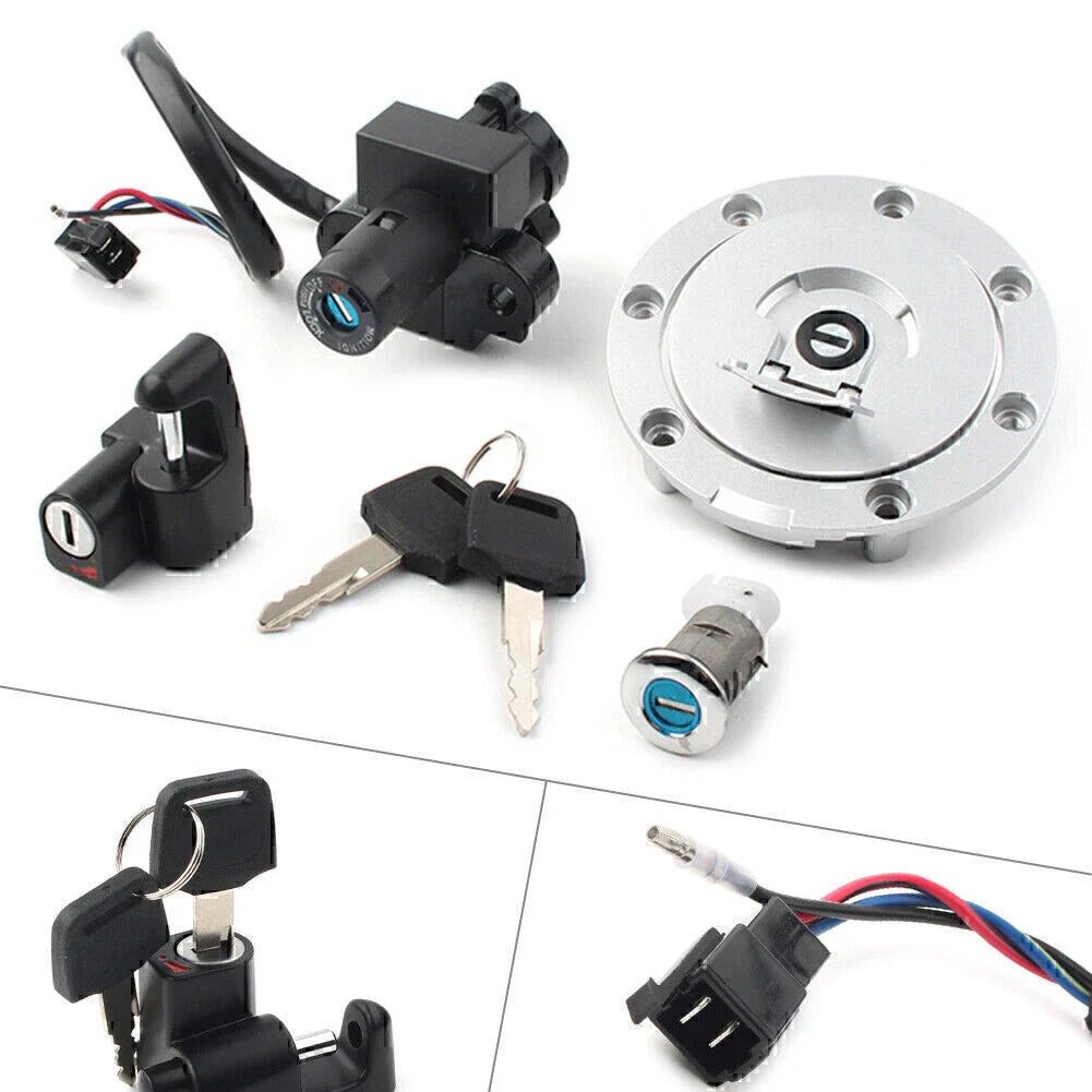 Ignition Switch Fuel Gas Cap Lock Key Set for Honda CB400 (1992-1998) CB1 (1989-1991) VT250