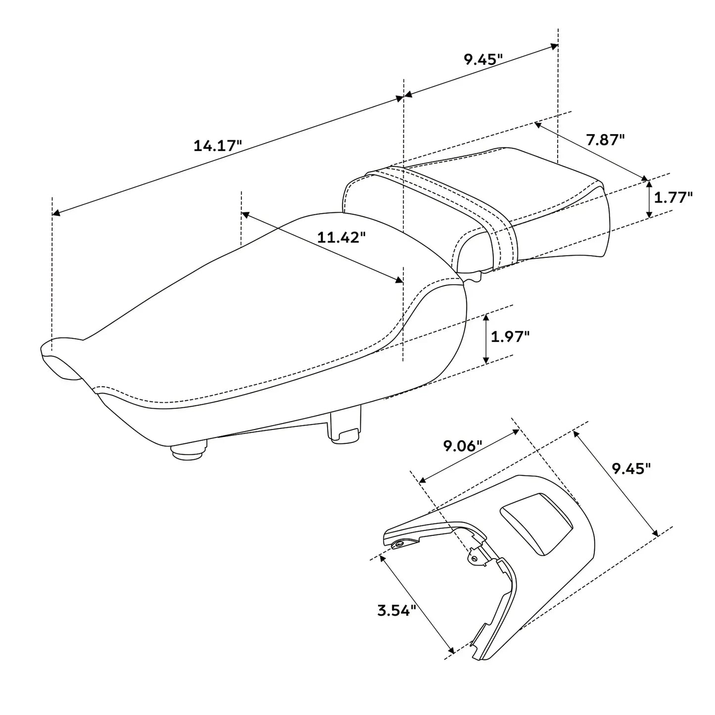 Driver & Passenger Seats for Harley Sportster S RH1250S (2021 - 2025)