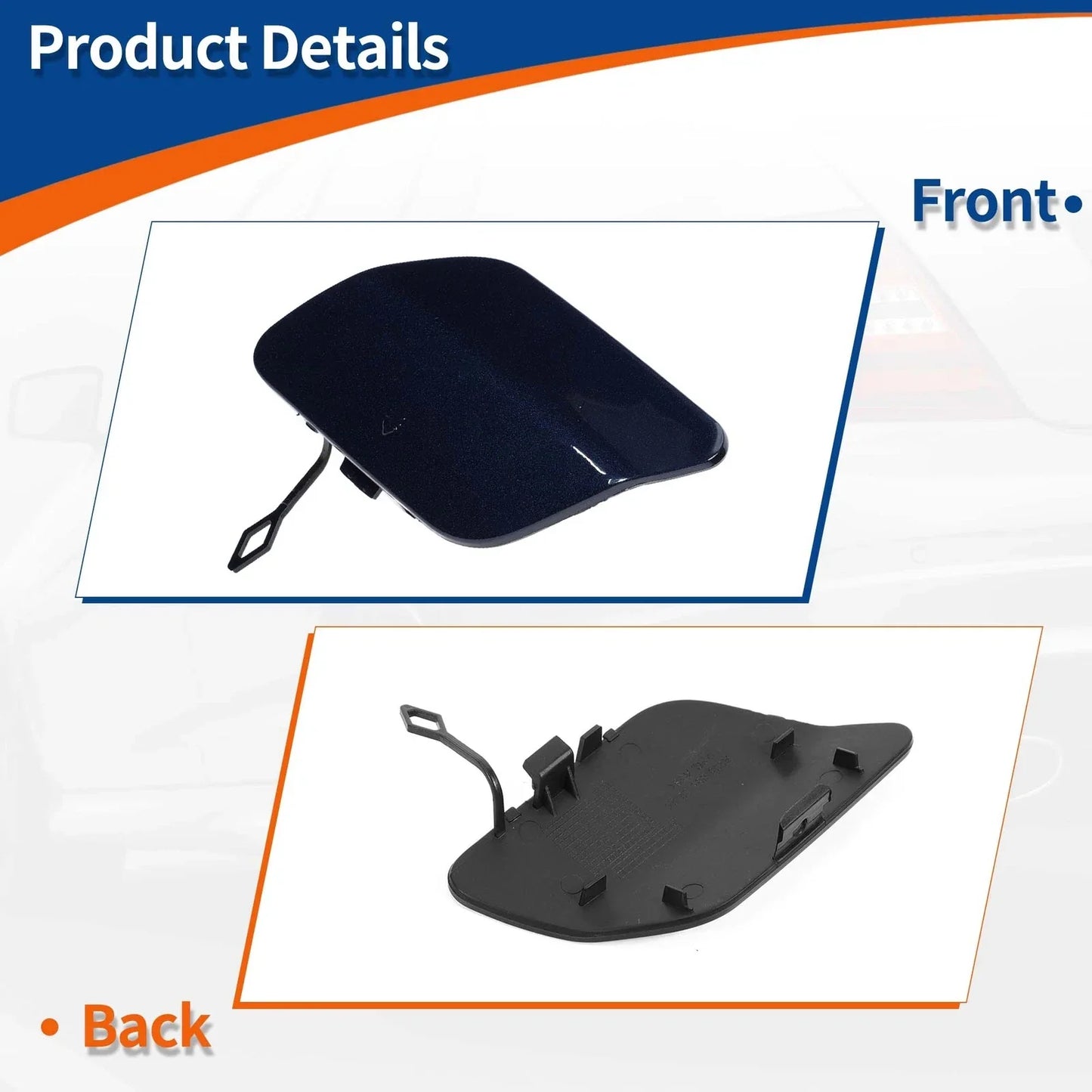 Rear Tow Hook Cover for Mercedes-Benz A-Class (2019-2023) Jewelry Blue