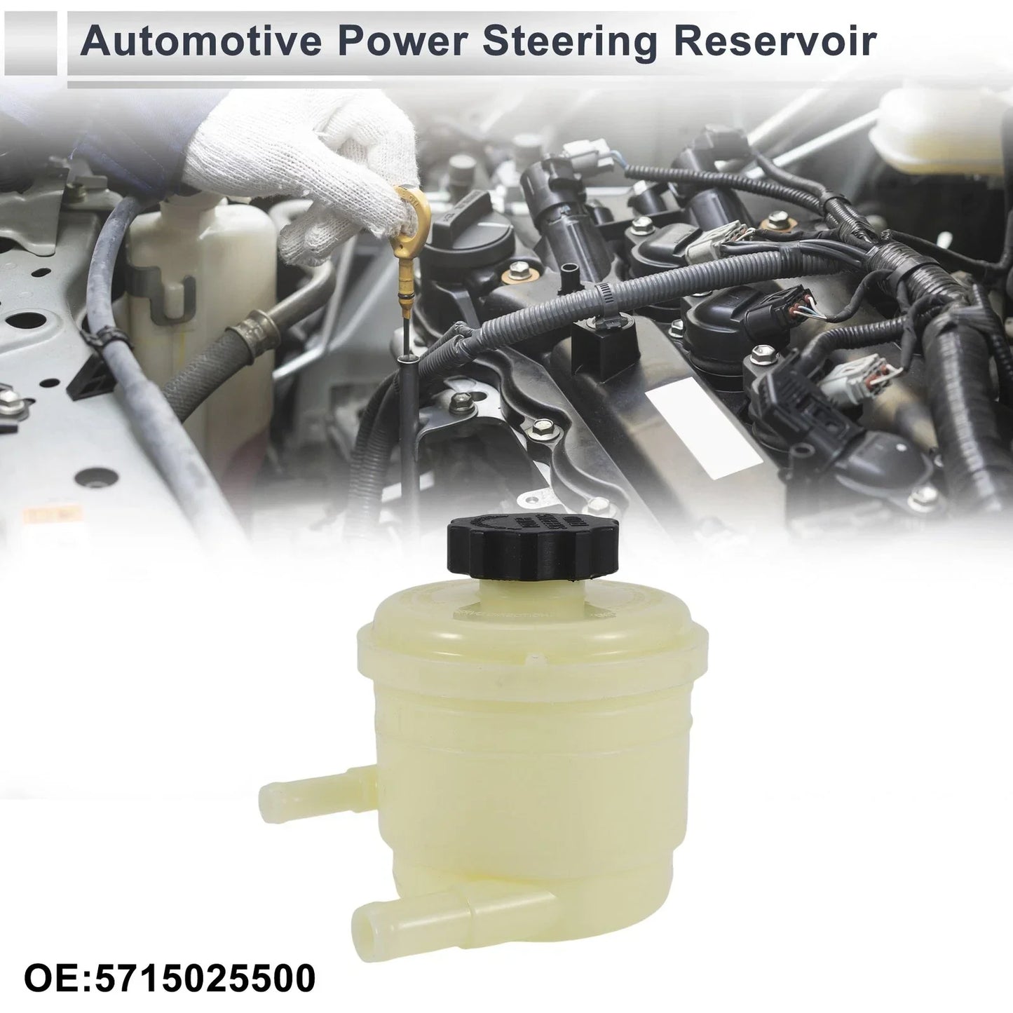 Power Steering Reservoir for Hyundai Accent (2001-2002) 1 x Beige