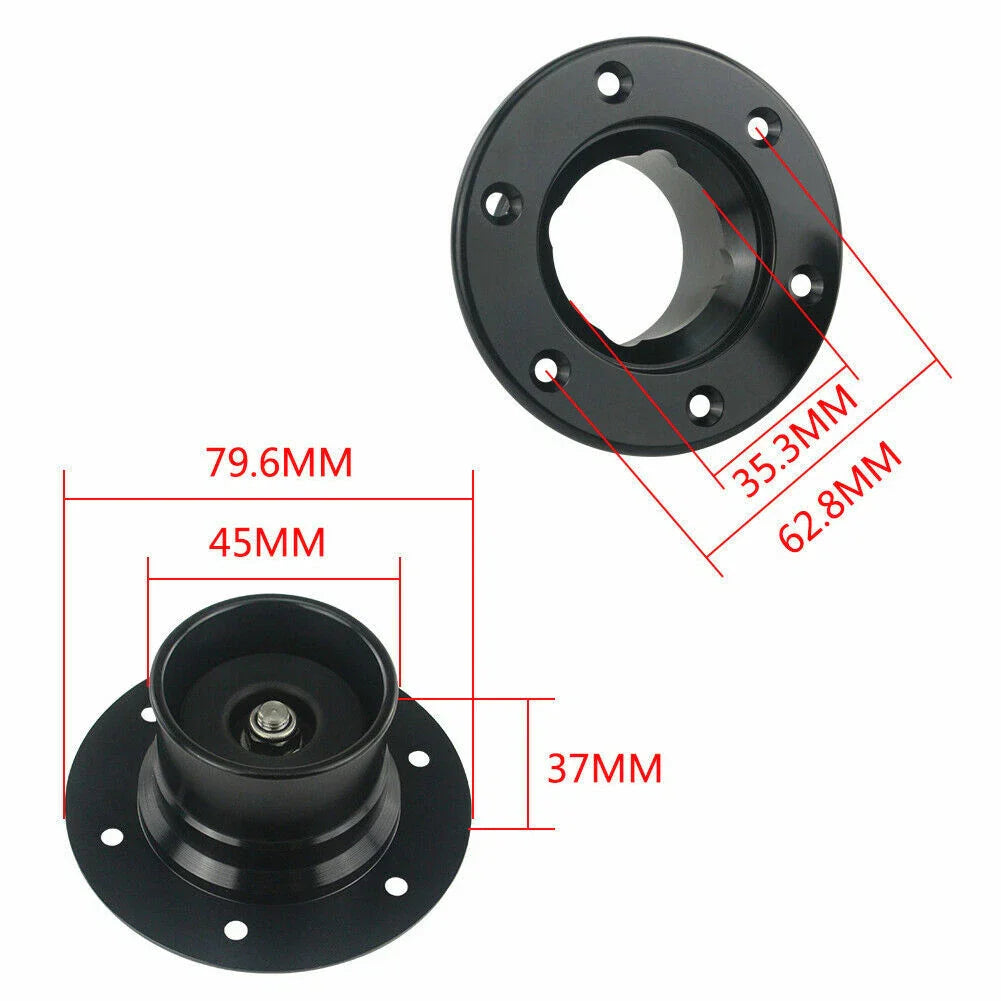Billet Fuel Filler Neck Pop-Up Gas Cap for Universal (Fits Most Vehicles)