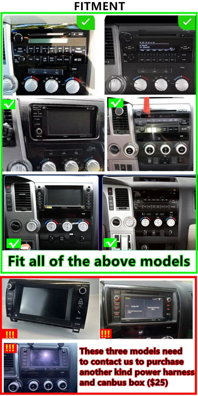 9'' 32GB Car Stereo GPS for Toyota Tundra/Sequoia (2007-2022)