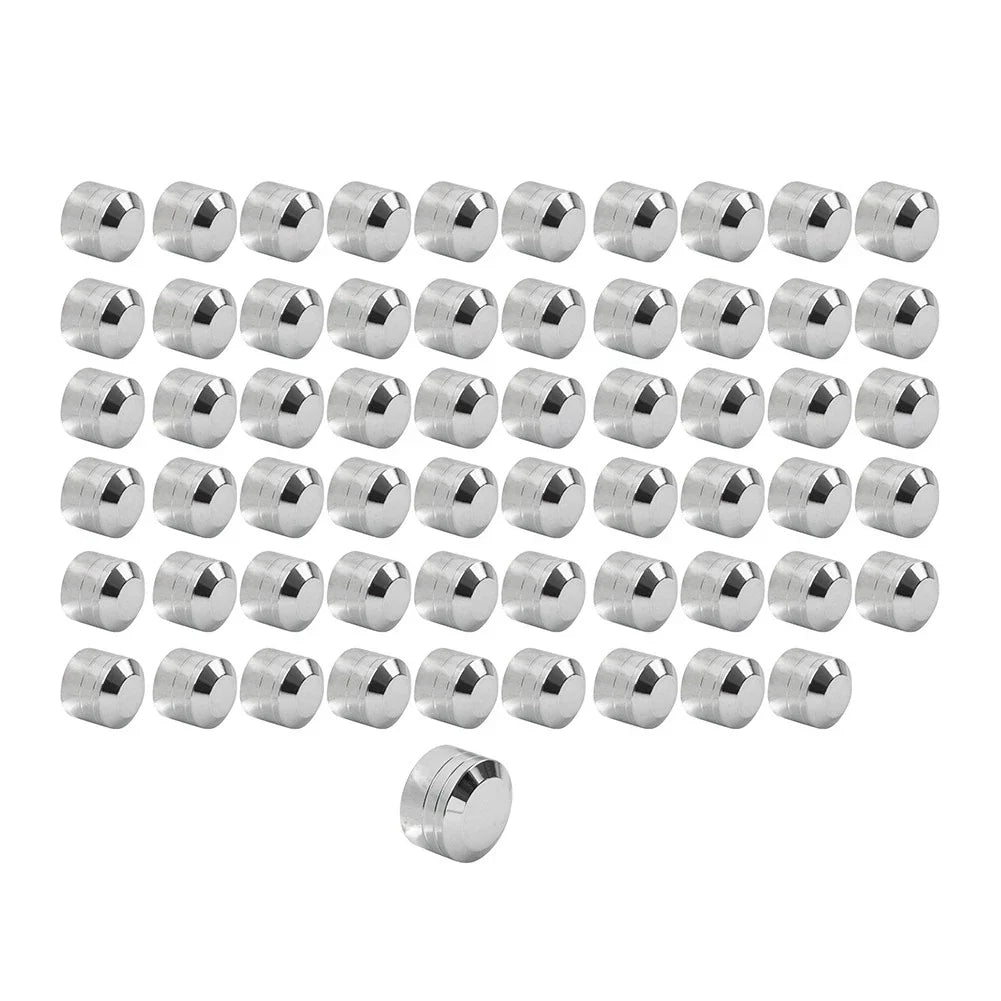 60 x Engine Bolt Caps Cover for Harley Twin Cam Electra Road Glide King Chrome
