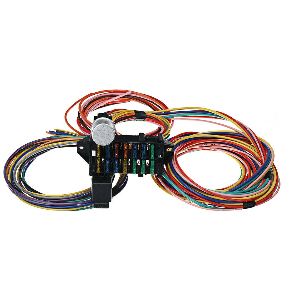 14 Circuit Wiring Harness for Universal Hot Rod XL Wires