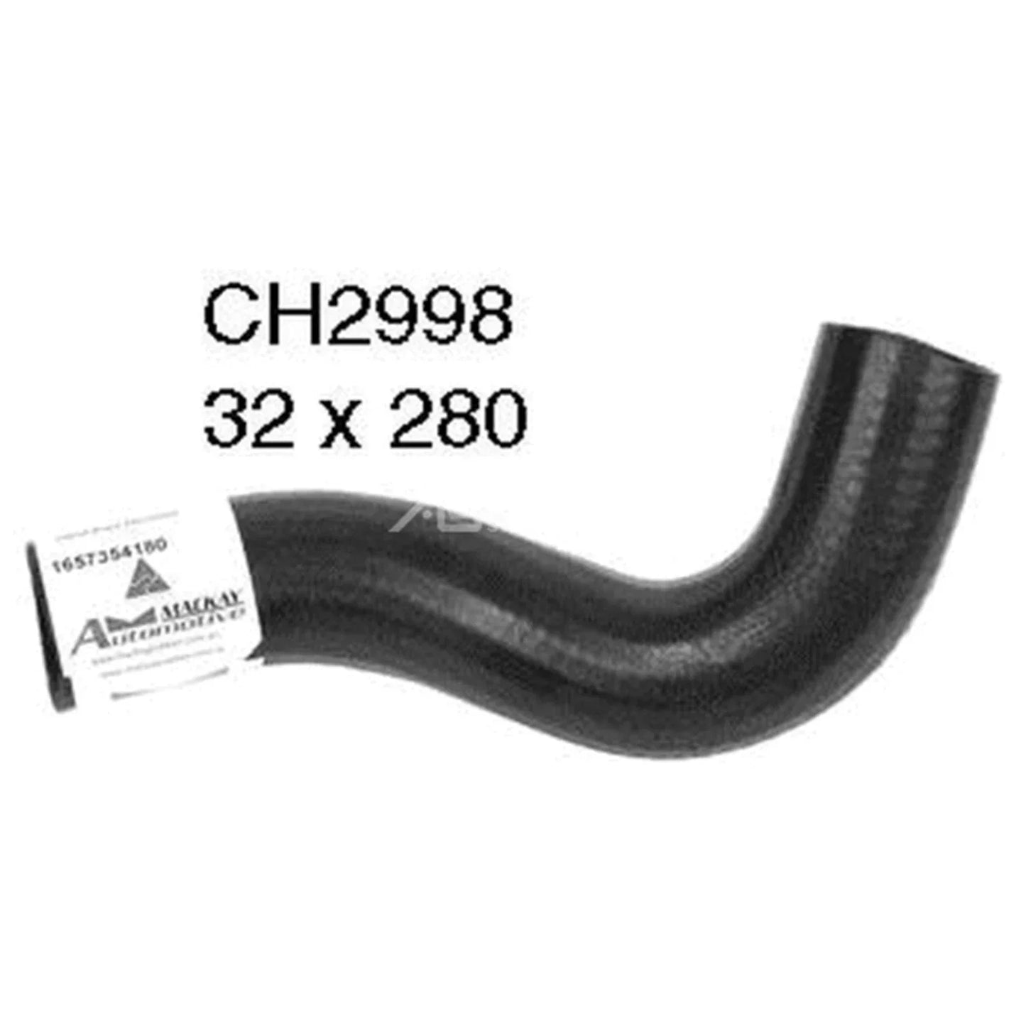 Lower Bottom Radiator Hose for Toyota Hilux LN167 LN172 4cyl 3.0L 5L 1997~2000
