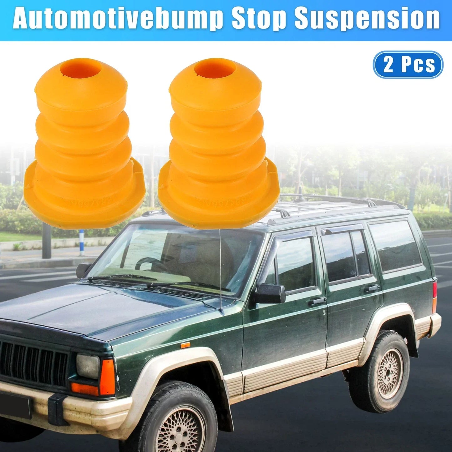 2 x 4.8 Inch Rear Suspension Bump Stops for Dodge Caravan (1996-2007)
