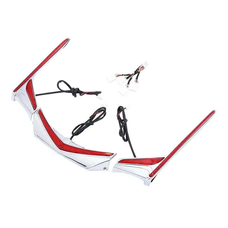 Chrome Fender Tip LED Light Strip for Honda GL1800 (2012-2017)