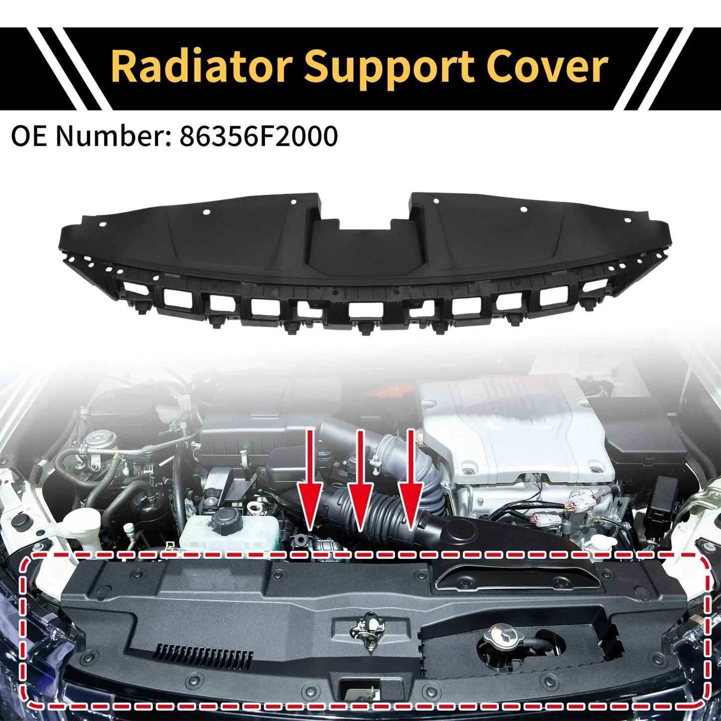 Radiator Support Cover for Hyundai Elantra (2017-2018)
